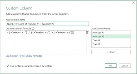 Excel Power Query Formulas 5