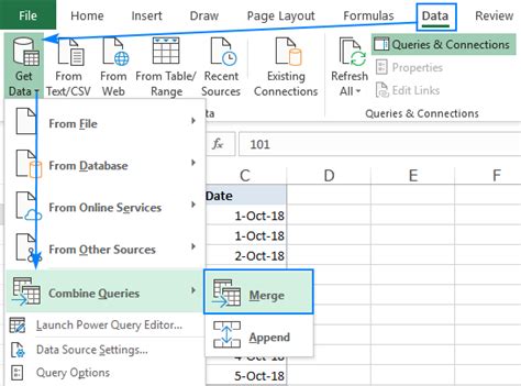 Excel Power Query Merge Rows