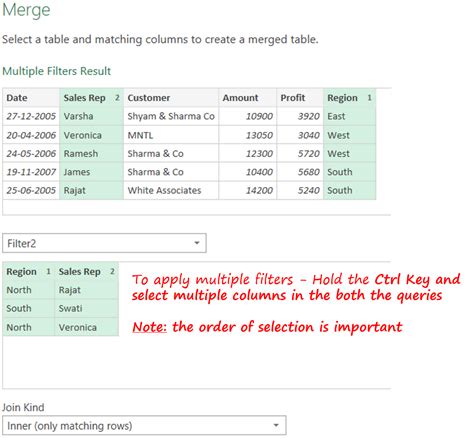 Excel Power Query Multiple Criteria