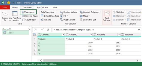 Using Power Query