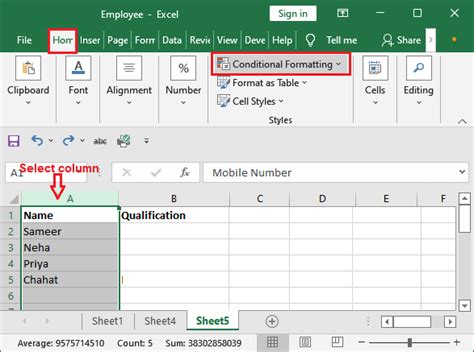 Excel prefix data analysis