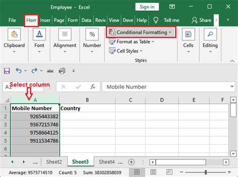 Excel formula prefix example