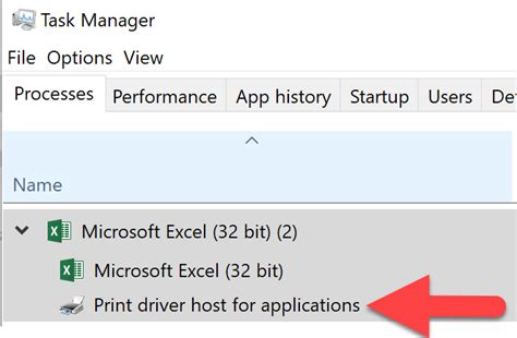 Excel Print Driver Host