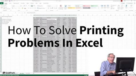 Excel print issue resolved