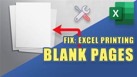 Solutions to fix Excel printing blank pages