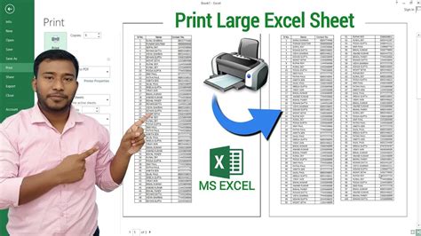 Excel printing tricks