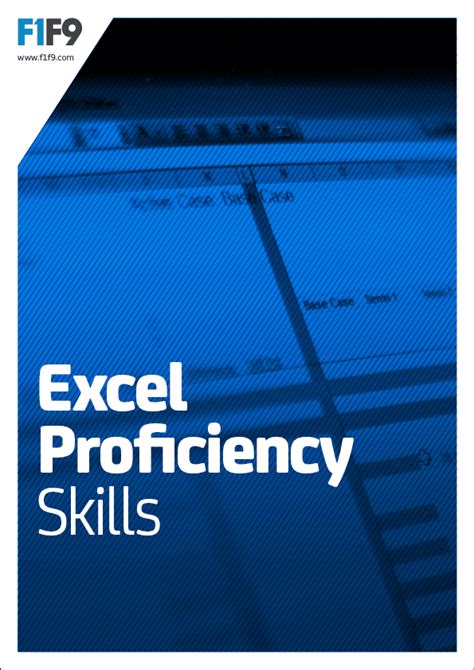 Excel Proficiency