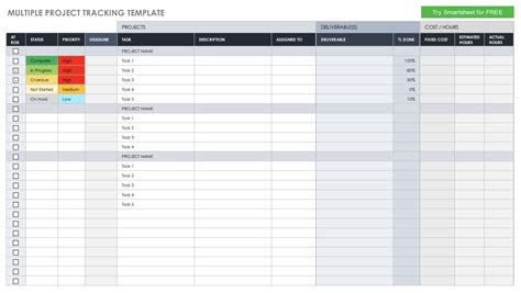 Excel Project Monitoring Template