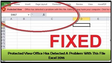 Excel Protected View Error Solutions Gallery 1