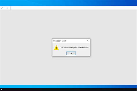 Excel Protected View Error Solutions Gallery 2