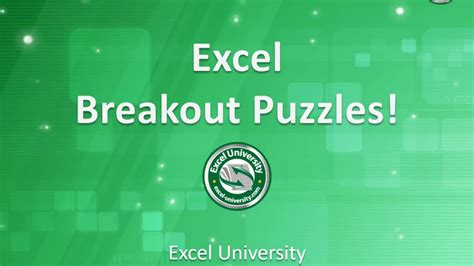 Excel Puzzle Final Checks