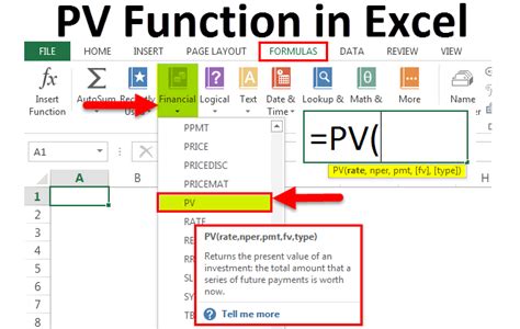 Excel PV Function