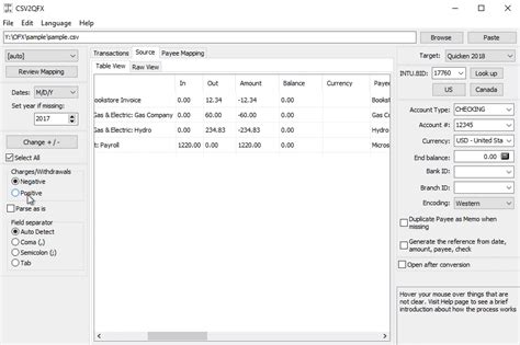 Excel QFX Script