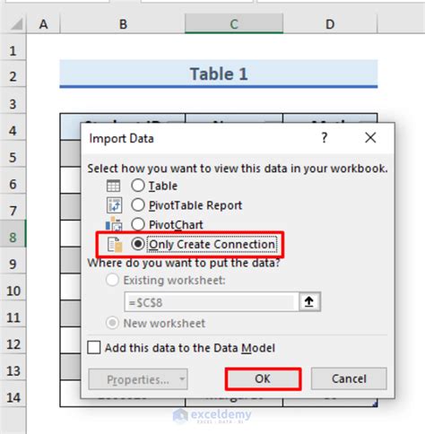 Excel Queries and Connections Templates