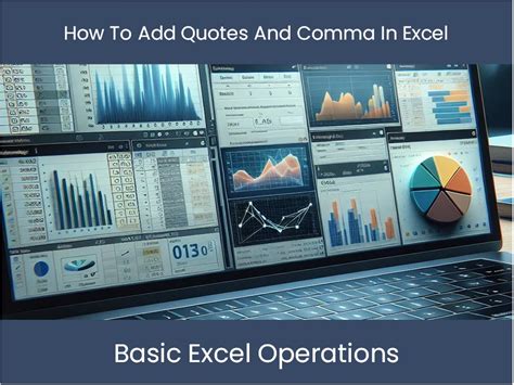 Excel quotes and commas tutorial example