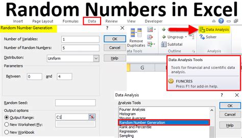 Excel Random Number Add-ins