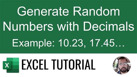 Excel Random Number Generator Using RANDARRAY Function