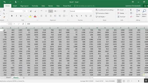 Excel Random Number Simulation