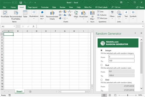 Excel Randomization Add-ins