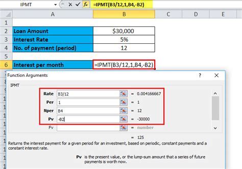 Excel Rate of Change Example