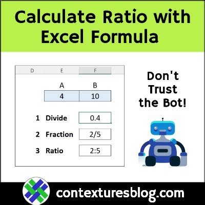 Excel Ratio Formula