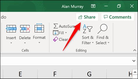 Excel Real-Time Co-Authoring