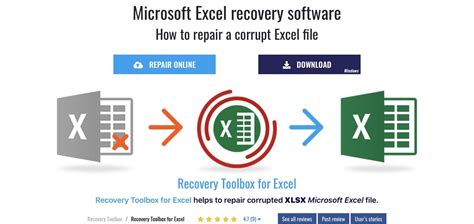 Image of Excel recovery tool