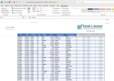 Excel Reference Table Advanced Features