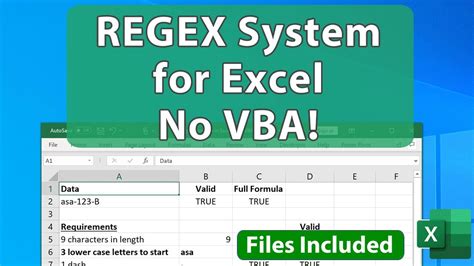 Excel REGEX