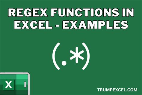 Excel REGEX Function