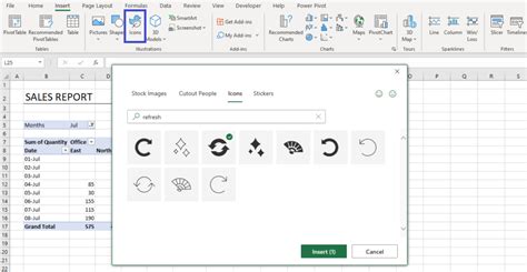 Excel Reload Button on Mac