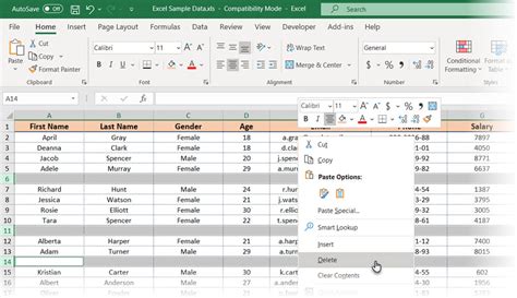 Tips for removing blank rows in Excel