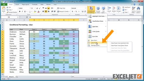 Excel Remove Extra Rows Conditional Formatting