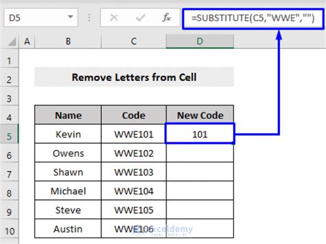 Removing Letters in Excel Gallery 2