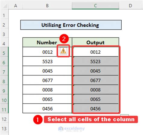 Excel Remove Zero