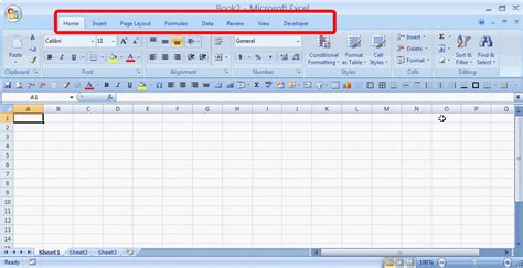 Excel Restore Menu Bar