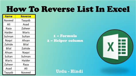 Excel Reversal Tips