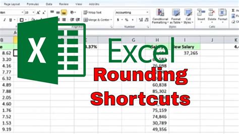 Excel Round Shortcuts