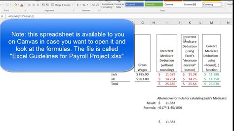 Excel Rounding Issue Solved Example