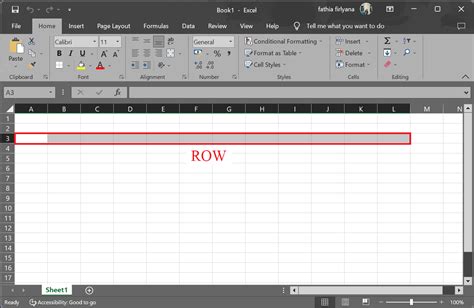 Excel row comparison example 3