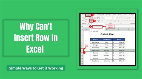 Excel Row Insertion Issues Gallery