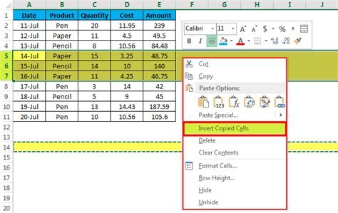 Excel Row Insertion Solutions Gallery