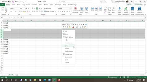 Excel Row Management Tools and Techniques