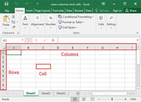 Excel Rows 1