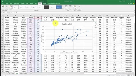 Excel Scatter Plot Data Range