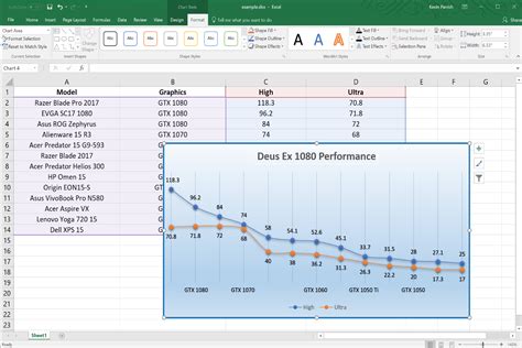 Excel Scatter Plot with Dynamic Data