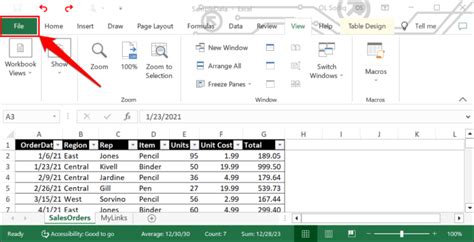 Excel scrolling right issue fixes