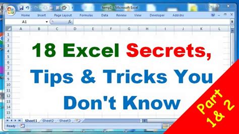 Excel secrets