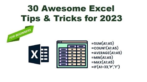 Excel Secrets and Tips