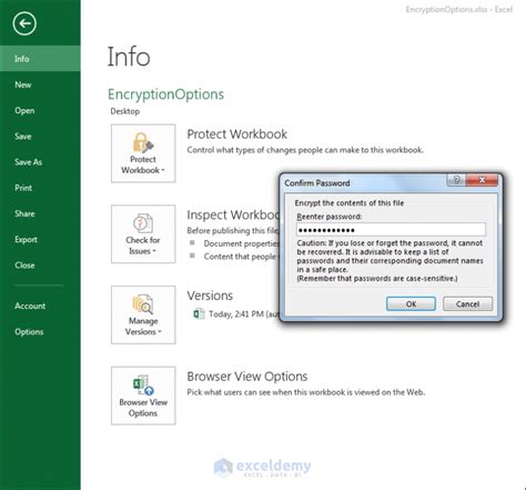 Excel security image